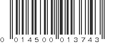 UPC 014500013743