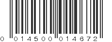 UPC 014500014672