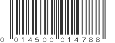 UPC 014500014788