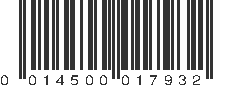 UPC 014500017932