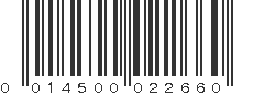 UPC 014500022660