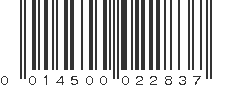 UPC 014500022837