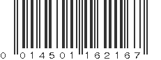 UPC 014501162167