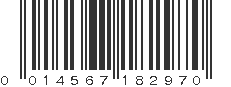 UPC 014567182970