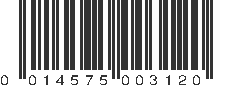 UPC 014575003120