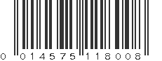 UPC 014575118008