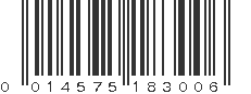 UPC 014575183006