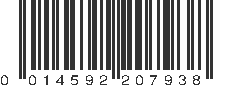 UPC 014592207938