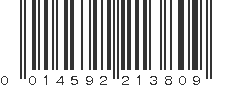 UPC 014592213809