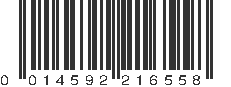 UPC 014592216558