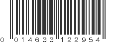 UPC 014633122954