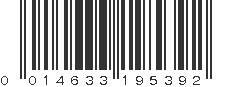 UPC 014633195392