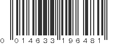 UPC 014633196481