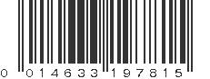 UPC 014633197815