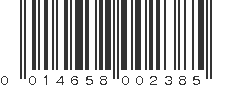 UPC 014658002385