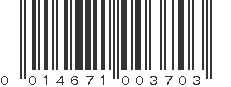 UPC 014671003703