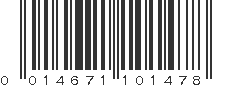 UPC 014671101478