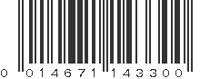 UPC 014671143300