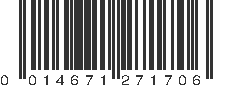 UPC 014671271706