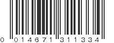 UPC 014671311334