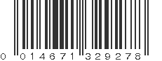 UPC 014671329278