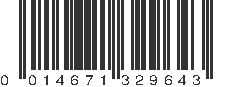 UPC 014671329643