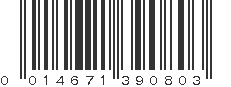 UPC 014671390803