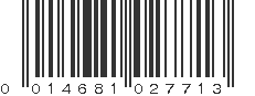 UPC 014681027713