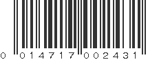 UPC 014717002431