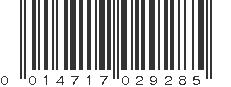UPC 014717029285