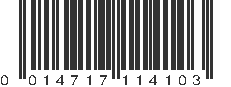 UPC 014717114103