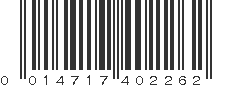 UPC 014717402262