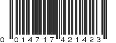 UPC 014717421423