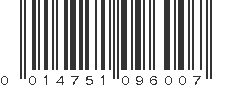 UPC 014751096007