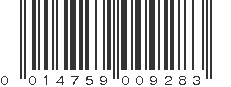 UPC 014759009283