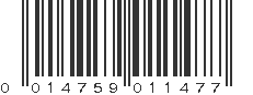 UPC 014759011477