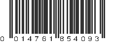 UPC 014761854093
