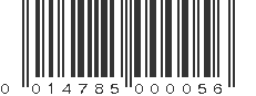 UPC 014785000056