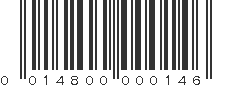 UPC 014800000146
