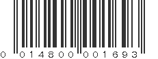 UPC 014800001693