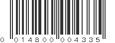 UPC 014800004335