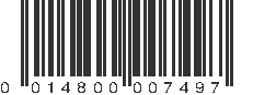 UPC 014800007497