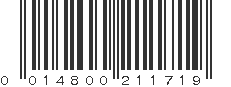 UPC 014800211719