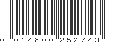 UPC 014800252743