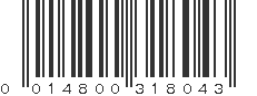 UPC 014800318043