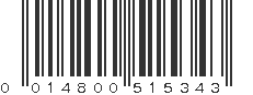 UPC 014800515343