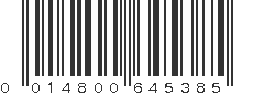 UPC 014800645385