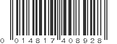 UPC 014817408928