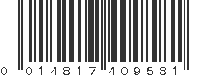 UPC 014817409581