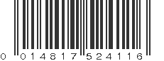 UPC 014817524116